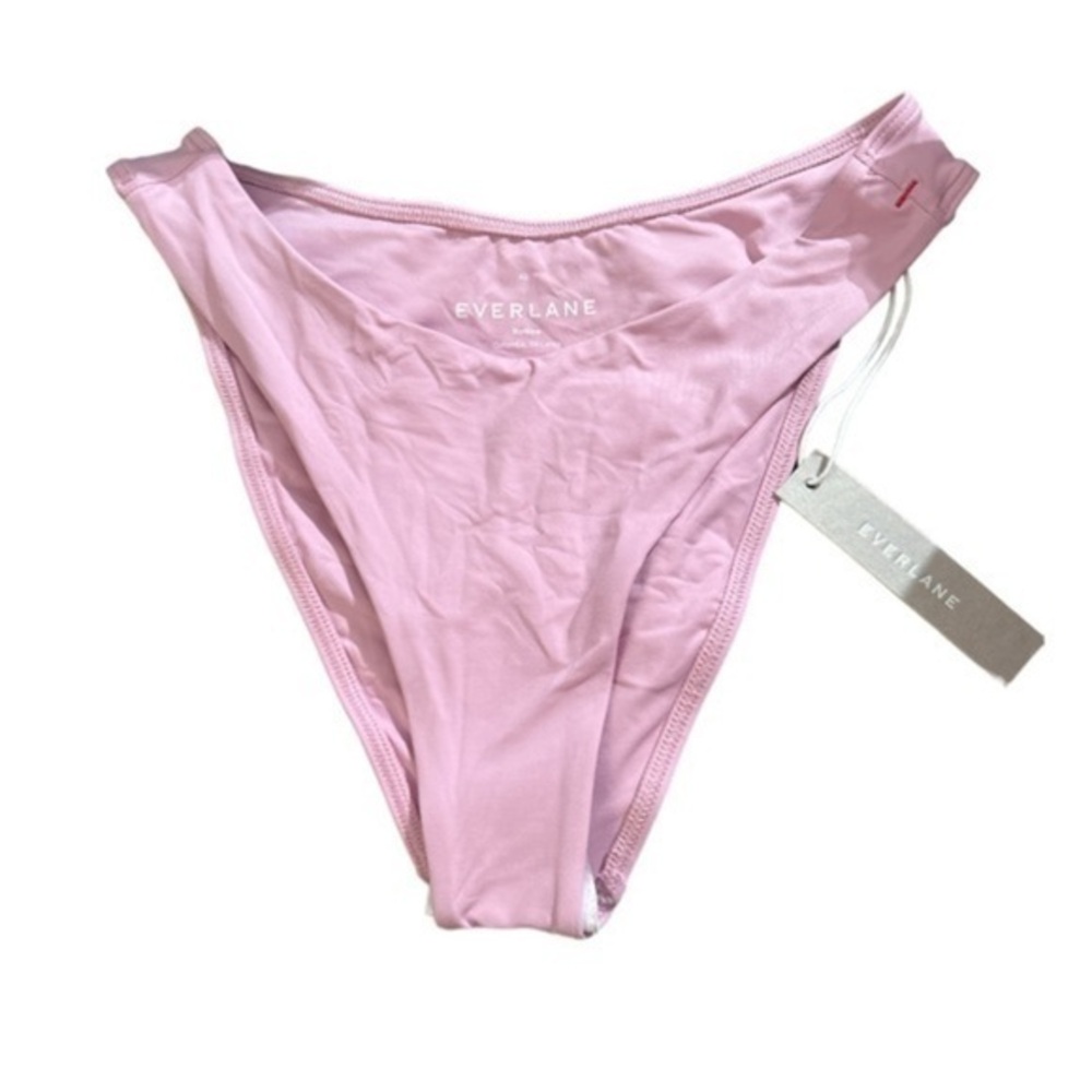 NWT Everlane The Thigh-High Bikini Bottom in Mauve pink size Xs